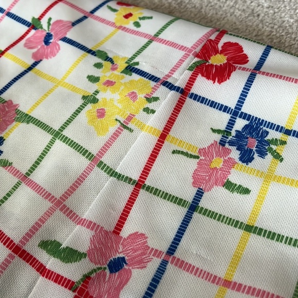 SOLD Vintage 80s David Smith floral patterned skirt, size 12 - Picture 7 of 7